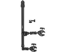 SMALLRIG Motorcycle Mount Kit for Insta360 X5 X4 X3 X2, Bicycle Handlebar Invisible Selfie Stick with Dual Ball Heads Super Clamps, Action Camera Adapter for GoPro, for DJI OSMO 360-5459