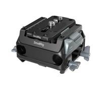 SMALLRIG Mount Plate Kit for Manfrotto w/15mm Rod Clamp-5366 | Adjustable Clamp Fits 501-Type Plates, Includes Quick Release Plate, for 15mm Rod Systems