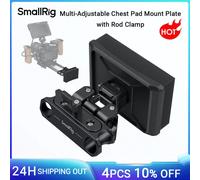 SmallRig Multi-Adjustable Chest Pad Mount Plate with Rod Clamp, Lightweight Chest Pad for Handheld Camera Operation -MD3183B MD3183B