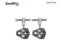 SmallRig 2pcs Super Clamp with 1/4" & 3/8" Thread Camera Clamps for DSLR,Lights
