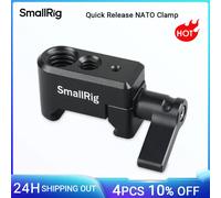 SmallRig Nato Clamp Quick Release Clamp with 1/4" 3/8" M2.5 Thread for Cold Shoe Monitor Support Ball Head Camera Cage - 1973
