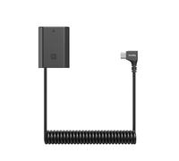 SMALLRIG NP-FZ100 Dummy Battery Power Cable (USB-C) for Sony - 6539 | PD 9V/12V Fast Charging, Full Decoding, ABS Flame-Retardant, Suitable for Sony ZV-E1, A1, A7 IV, A7 V, A7C II, A7R IV, A7R V