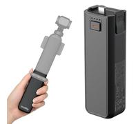 SMALLRIG Osmo Pocket 4P/4/3 Battery Handle for DJI, 5000mAh Power Grip with 20W Fast Charging, Wireless Mic Direct Connection, 1/4" Thread for Tripod/Selfie Stick, Smart Temperature Control - 5705
