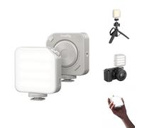 SMALLRIG P96 Neo Mini LED Video Light, Portable Camera Light for Photography, Cold Shoe Light, CRI95+, 2500K-6500K, 1500mAh Battery, Fill Light Accessories for Content Creator, Morandi Gray - 5820