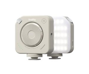 SMALLRIG P96 Neo Mini LED Video Light, Portable Camera Light for Photography, Cold Shoe Light, CRI95+, 2500K-6500K, 1500mAh Battery, Fill Light Accessories for Content Creator, Morandi Gray - 5820