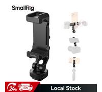 SmallRig PC-T1 Metal Phone Holder & 3 Cold Shoe Mounts, 360° Rotatable - 6661