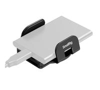 SMALLRIG Phone Mount Bracket SSD Holder, 1.6-2.4in Wide Clamping, for Samsung T5 T7 SSD, for SanDisk SSD, for MagSafe for iPhone 16/15/14/13/12, Universal SSD Drive Holder for Camera Cage - 5397