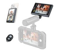 SMALLRIG Phone Selfie Monitor Screen, 1080P Wireless Monitor Recording (Support 4K 30fps), Video Monitor with Cold Shoe Mount, Real-Time Screen Sharing, for iPhone & Android for MagSafe - 4850B