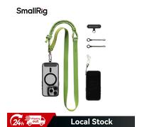 SMALLRIG Phone Shoulder Strap Leather & Nylon Built-in Hook Green