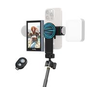 SMALLRIG Phone Vlog Selfie Monitor Screen for iPhone & Android(Support 4K), w/Magnetic Phone Holder Clip Mount & Wireless Remote, Sync Rear Camera for Selfie Vlog Live Stream Phone Filmmaking - 4851