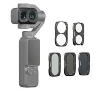 SMALLRIG Pocket 4P Filter Kit for DJI Pocket 4P, 5 Pcs Filter Kit | With ND16, ND64, ND256, CPL and Base Multi-coated High Definition Glass, Stackable up to 2 Filters - 6476