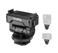 SMALLRIG QR Cold Shoe Mount for DJI Action 6/Nano 160° Tilt-6440 | Features 1/4"-20 Hole and Cold Shoe, Supports 160° Tilt Swivel, for Magic Arms, Selfie Sticks, and Cages