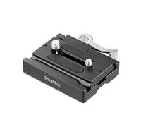 SMALLRIG Quick Release Clamp and Plate for Arca Swiss Standard - 2144B | With 1/4”-20，3/8”-16 Threaded Holes and Thorough Mounting Holes on The Bottom