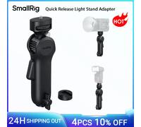 SmallRig Quick Release Light Stand Adapter, Handle Grip Allows 360° Pan Rotation ±90° Angle Adjustments with Cold Shoe -5181 5181