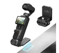 SMALLRIG Quick Release Magnetic Backplate for DJI Osmo Pocket 4P/4/3 USB-C Interfaces, Supports 180° Free Adjustment, with Cold Shoe Mount, Bidirectional Magnetic Mount for Desktop Tripods, Handle