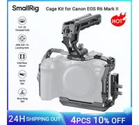 SmallRig R6 Mark II Camera Cage Kit for Canon EOS R6 Mark II with Top Handle Cable Clamp Arca-Swiss Quick Release Plate -5197 Cage Kit 5197