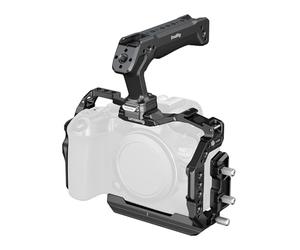 SMALLRIG R6 Mark III HawkLock Camera Cage Kit for Canon R6 Mark III / R6 Mark II, Full Cage with HawkLock Top Handle, Cable Clamp for HDMI, Built-in Quick Release Plate for Arca - 5957