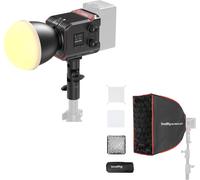 SmallRig RC 100B 100W COB Bi-Color LED Video Light+RA-R4545 Rectangular Softbox