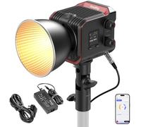 SMALLRIG RC 100B COB Video Light 100W, Portable Bi-Color 2700-6500K - 5143 | Continuous Lighting 100W 20100 Lux Studio Light, APP Control, High CRI 97+ Spotlight for Photography & Video, Pro Version