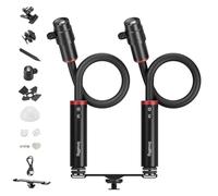 SMALLRIG RM 03 Macro Photography LED Light - 2 Pack, Adjustable Beam Angle, 5 Colors CRI95 TLCI92, Bendy Light with Cold Shoe Extension Bar, Clamp, Diffuser, Spotlight, Barndoor, Gobos, Stake - 5796