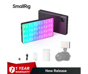 SmallRig RM120 Long-Battery-Life RGB Video Light for Vlogging Interviews 3808