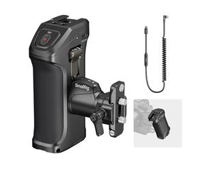 SmallRig Rotating Side Handle with Trigger REC for Canon Selected Cameras, for Blackmagic Design Selected Cameras, Compatible with F550/570 Battery, Shutter Control, for Canon R3 / R5 / R6-5235