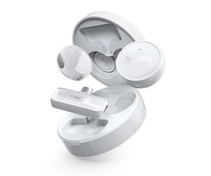 SMALLRIG S60 Wireless Lavalier Microphone with USB C for iPhone, for Android, Mini Mic with 44H Battery, Noise Reduction, Mute, Gain, Clip On Lapel Mic For Video Recording, Vlogging, Interview - 4706