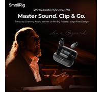 SMALLRIG S70 Wireless Mic (2 TX + 2 RX + Charging Case), USB-C and 3.5