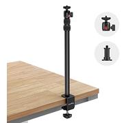 SmallRig Selection Camera Desk Mount Table Stand with 1/4" Ball Head, 13-35.4 inch Adjustable Light Stand Clip, Aluminum Alloy for DSLR Camera, Ring Light, Live Streaming, Photo Video Shooting - 3488