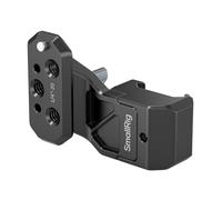 SMALLRIG Side Handle Extension Adapter Part with NATO Clamp - 4458 | for NATO Rails, for Cages with Built-in NATO Rails, Mounting Plates, with 1/4"-20 Threaded Holes and 1/4"-20 Locating Holes