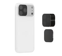SmallRig Square ND & Black Mist Filter Kit for iPhone 17 Pro Max, Magnetic Lens Filters with Base Mount, Black Mist Diffusion 1/4 Filter/ND2/ND4/ ND8/ND16/ND32, 6 Pack, Silver - 6077