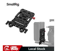 SmallRig Standard V-Lock Mount Battery Plate with Dual 15mm Rod Clamp - 3016
