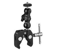 SMALLRIG Super Clamp for Action Camera for GoPro - 2164 | for DJI for Insta360, Multi-functional Camera Mount, Ballhead Clamp for Light, Microphone, Project, Rod and Cross Bar