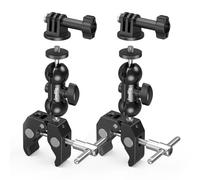 SMALLRIG Super Clamp Mount 2-Pack, Double Ball Head Magic Arm for Camera - 5321
