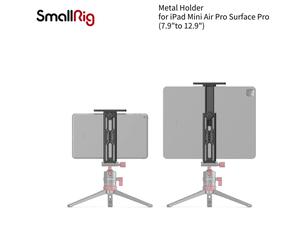 SmallRig Tablet Mount Holder for iPad (7.9” -12.9”)W/ Cold Shoe, iPad Stand