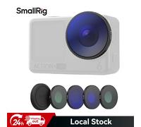 SmallRig Threaded Filter Kit for DJI Osmo Action 6 4 Pack CPL ND8 ND16 ND32