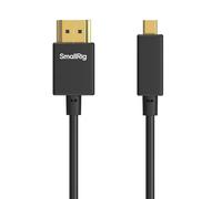 SMALLRIG Ultra-Thin Micro-to-Full HDMI Cable 100cm for Sony/Fuji-4795 | Super Flexible Slim High-Speed 4K 60Hz HDR HDMI 2.0, for Sony A7RIII/A7II/A7M3 and for Fujifilm X-T4/X-T3
