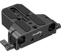 SMALLRIG Universal Base Plate with 15Mm Rod Rail Clamp, Mounting Baseplate for S