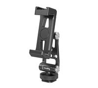 SMALLRIG Universal Metal Phone Support with Cold Shoe Mount, Smartphone Holder Adapter Support Free Adjustment Joints, Phone Tripod Mount for iPhone 17 16 15 14, for Samsung Galaxy etc. - 4382
