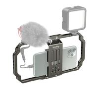 SmallRig Smartphone Vlogging Video Rig, Phone Cage With Cold Shoe Mount 2791B