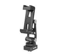 SMALLRIG Universal Phone Tripod Mount, Metal Cell Phone Mount w/Cold Shoe | With M4 screws for DJI Stabilizers, Free Adjustment Phone Holder Adapter for iPhone 17 16 15 14, for Samsung Galaxy - 4301
