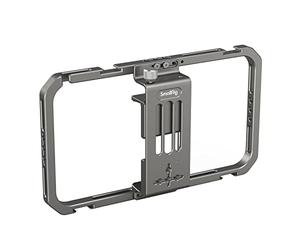 SMALLRIG Universal Phone Video Rig for iPhone for Samsung for Huawei, Universal Phone Cage Vlogging Rig, Aluminum Alloy Filmmaking Rig for Videomaker Videographer - 2791B