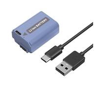SMALLRIG USB-C 1030mAh Battery for Sony NP-FW50 A6400/ZV-E10-4330 | USB-C Fast Charging, for Sony A6100, A6300, A6500, A5000, A5100, RX10, A7II, A7RII, and A7SII