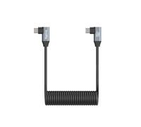SmallRig USB-C (Angled) to USB-C (Angled) Coiled Data Cable 4793