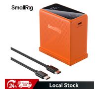 SMALLRIG Battery 10500mAh (Replacement) for Sony NP-F970 F750 F550, PD 36W USB-C 3.5H Fast Charging, Camera Battery w/OLED Screen for Camera, Monitor, LED Video Light, Camcorder, Orange - 4576