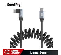 SmallRig 4792 USB-C (Straight) to USB-C (Angled) Coiled Data Cable | ✅ 5 years warranty