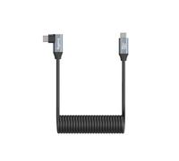 SmallRig USB-C (Straight) to USB-C (Angled) Coiled Data Cable 4792