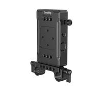 SmallRig V Mount Battery Adapter Plate (Basic Version) with Dual Rod Clamp 3498B
