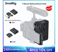 SmallRig V-Mount Battery Mount Plate for Sony for Canon for DSLR Camera w LCD Screen Protector 1/4"-20 Holes for Magic Arm -5228 5228
