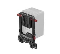SMALLRIG V Mount Battery Plate with Dual V-Locks and 15mm Dual Rod Clamp | Rotatable V-mount Plate with 1/4"-20 Threaded Hole, for SmallRig Vmount Battery, Cameras, Video Transmitters, Monitors - 6273